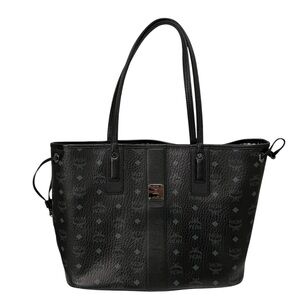 MCM Black Visetos Liz Tote
